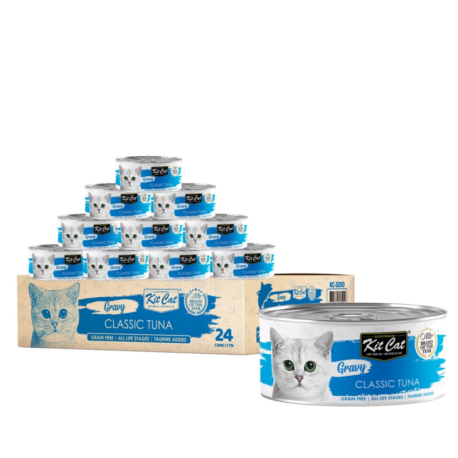 Kit Cat Gravy For Cats Classic Tuna NTUC FairPrice
