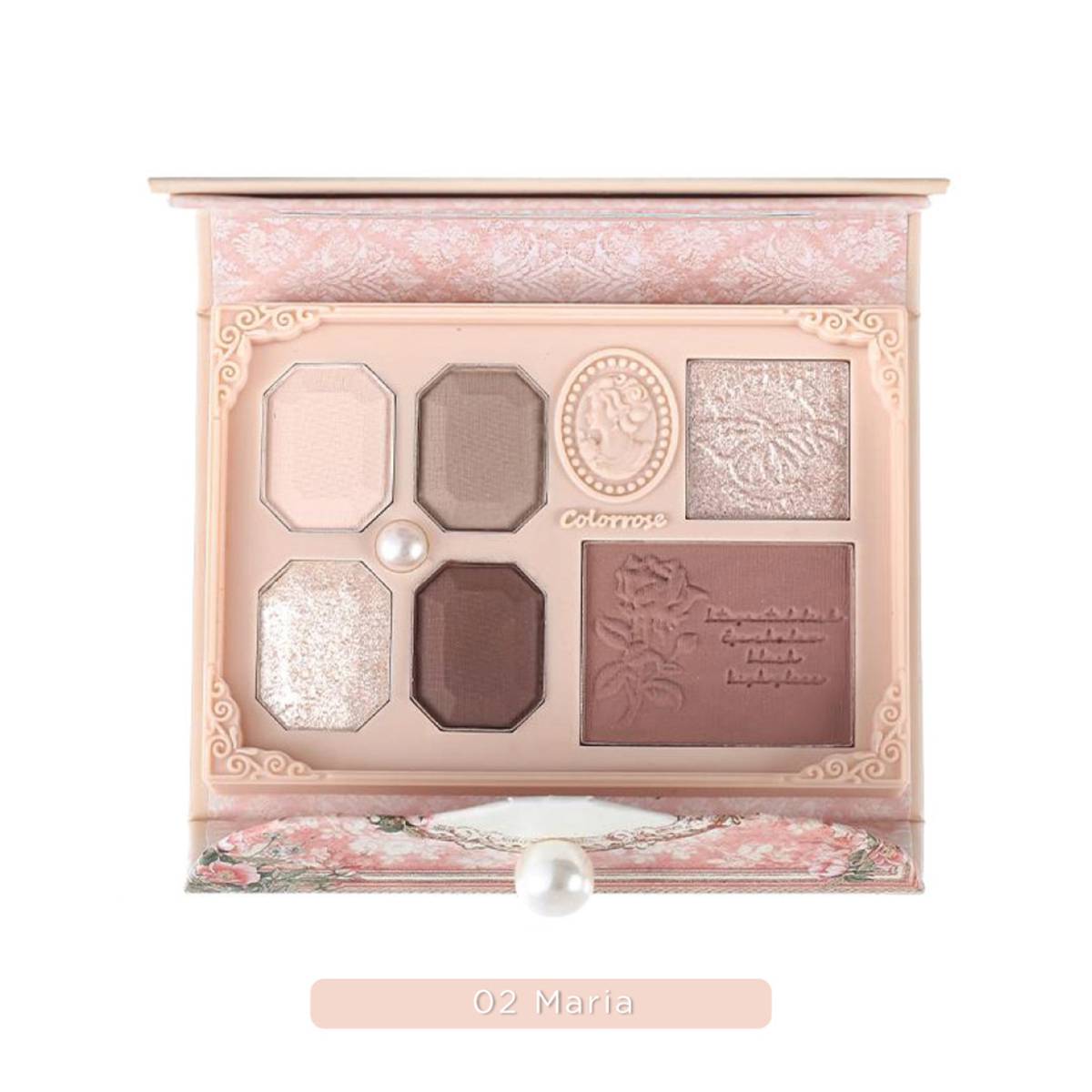 Colorrose Queen's Cameo Mini Makeup Palette 02 Maria NTUC FairPrice