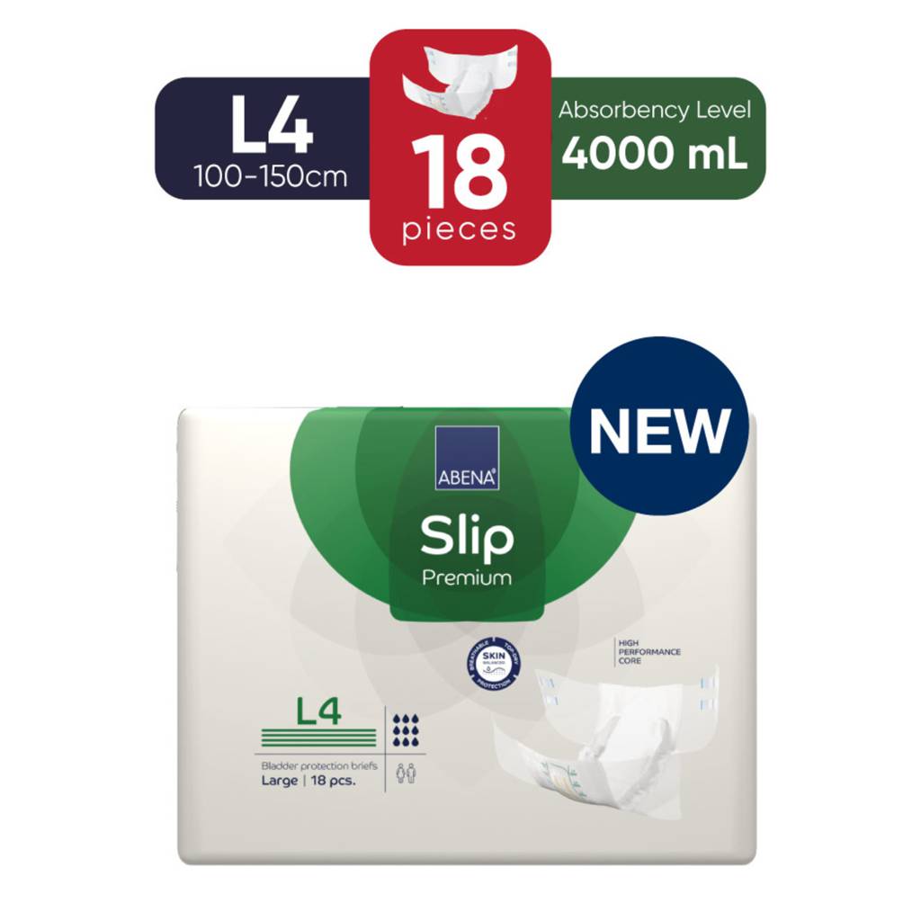 Abena Abena Unisex Adult Diapers Slip L4 (100150cm/ 4000ml) NTUC