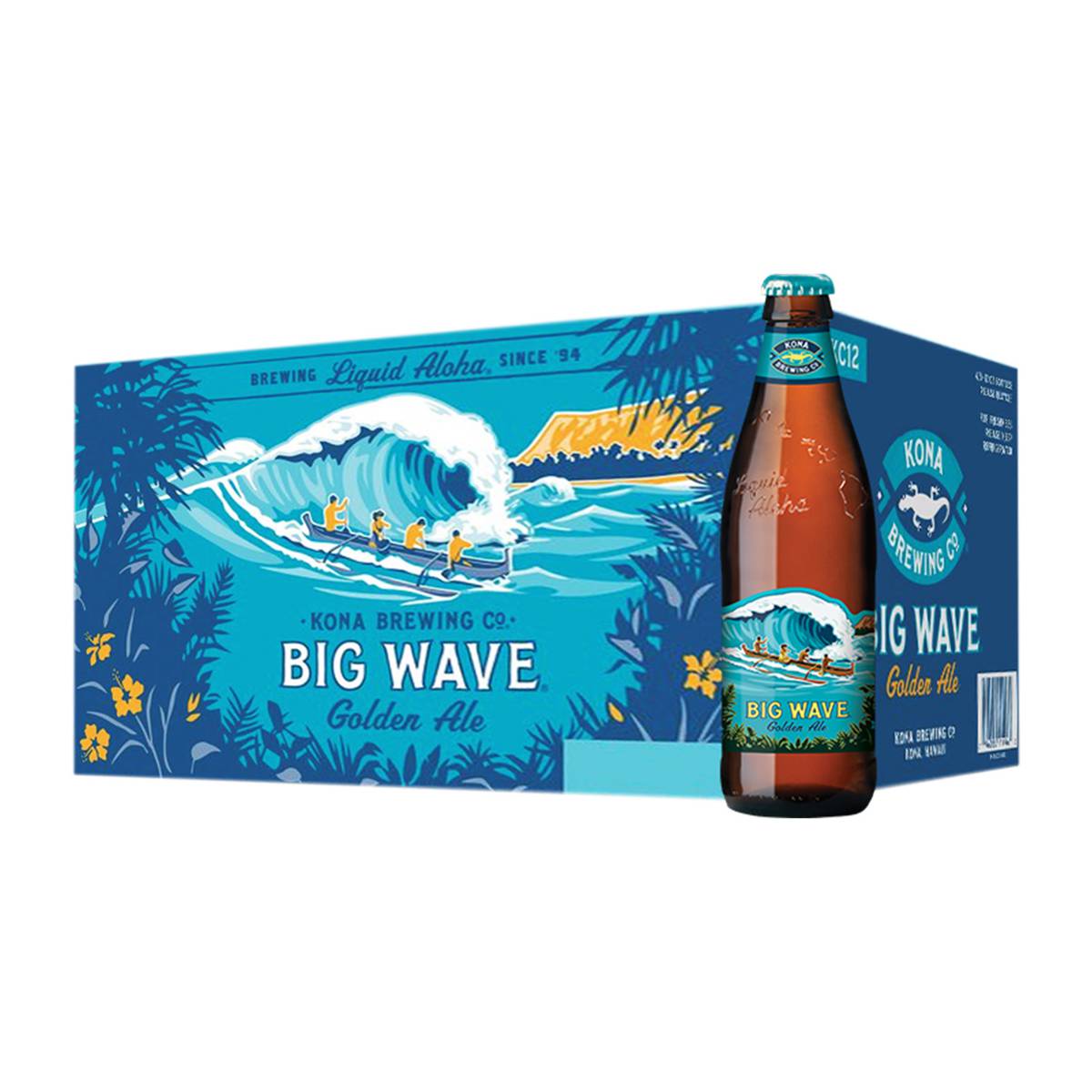 Kona Big Wave Hawaiian Golden Ale Btl (Craft Beer) NTUC FairPrice