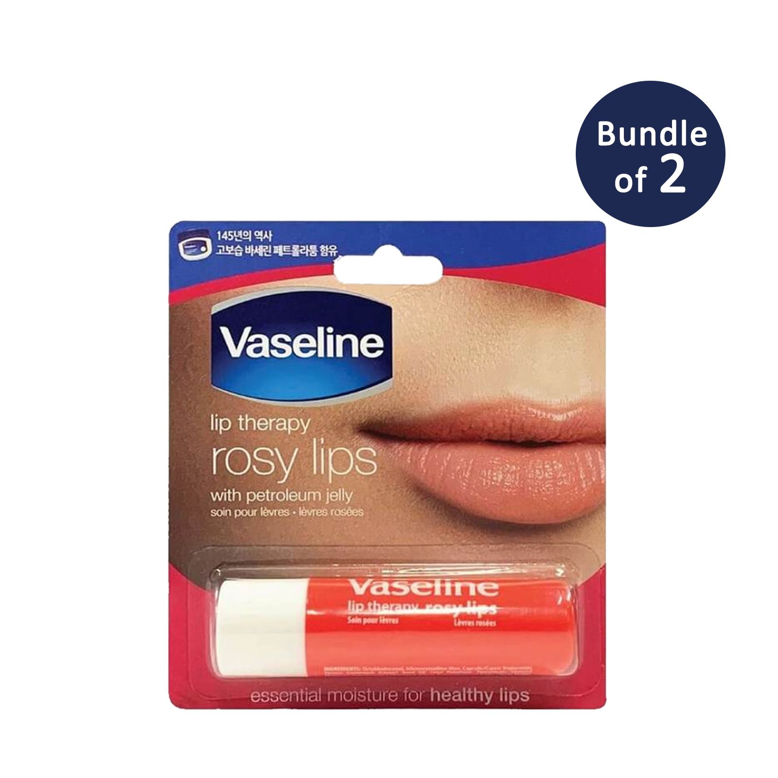 Vaseline Lip Therapy Rosy Lips Stick x 2 NTUC FairPrice