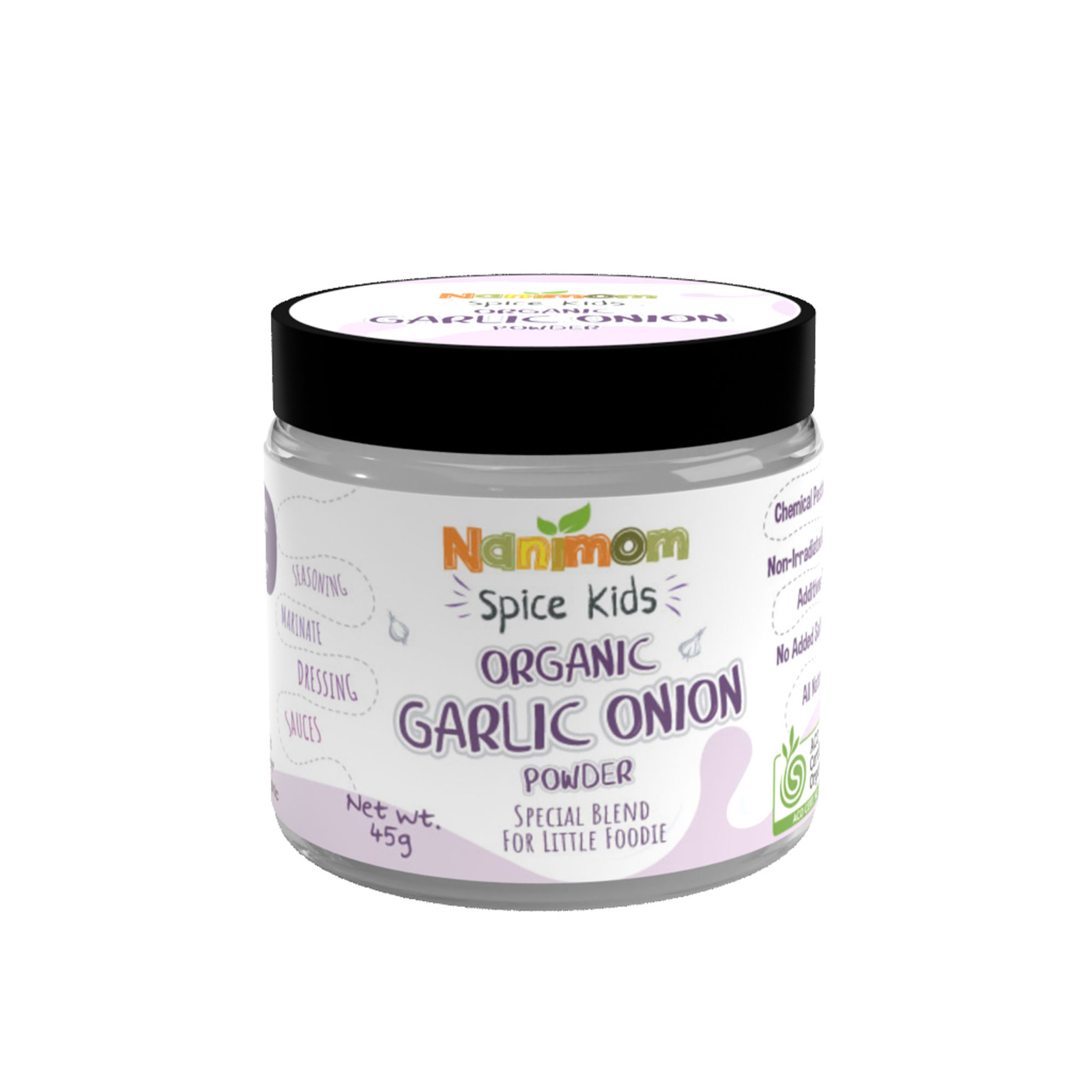 Nanimom Spice Kids Organic Garlic Onion Powder NTUC FairPrice