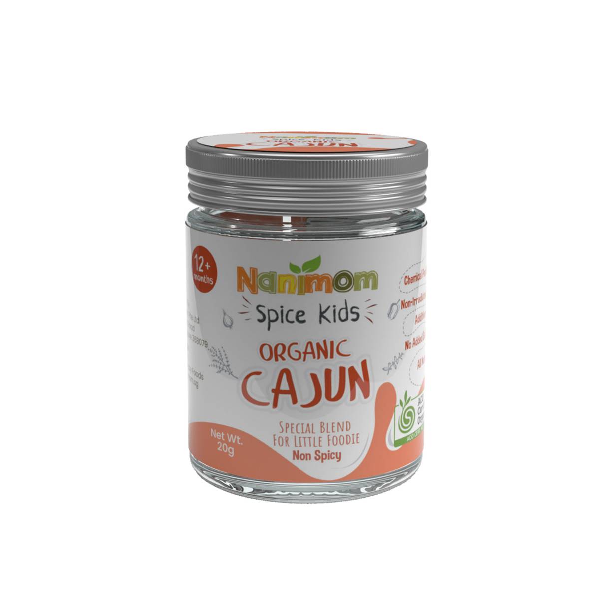 Nanimom Spice Kids Organic Cajun Seasoning NTUC FairPrice