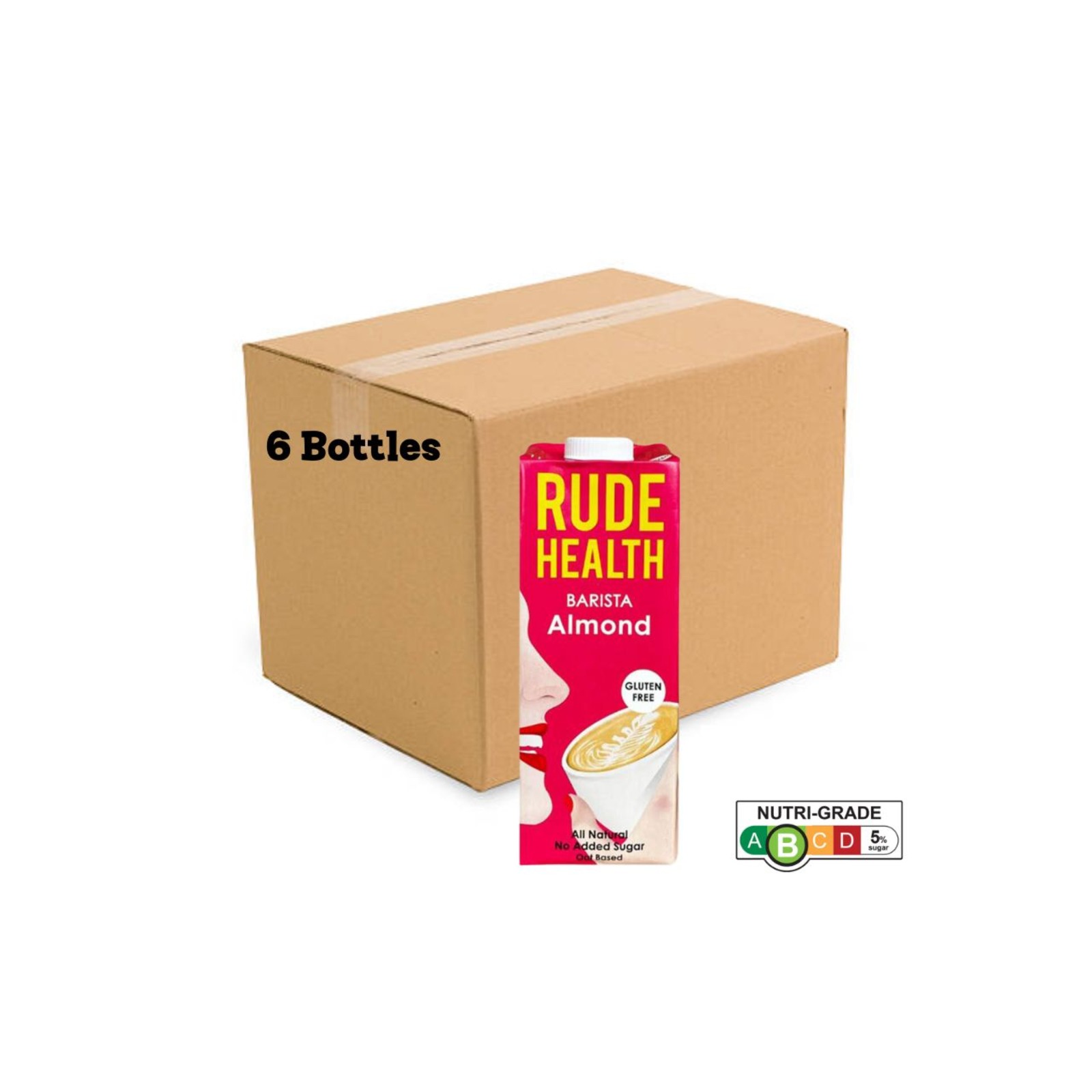 Rude Health [BUNDLE OF 6] Gluten Free Barista Almond NTUC FairPrice