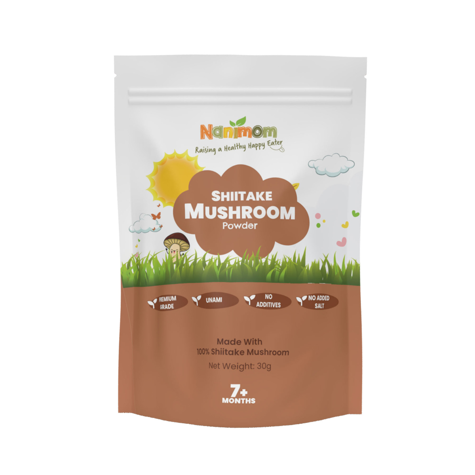 Nanimom Shiitake Mushroom Powder (Pouch) NTUC FairPrice