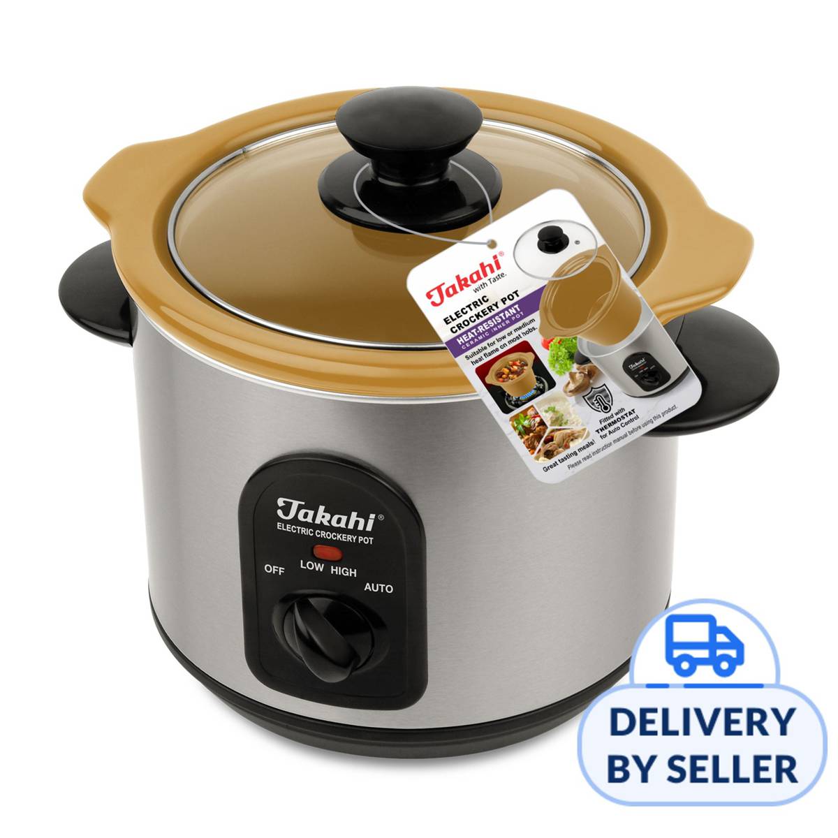 Takahi 1.5L Electric Crockery Pot/Slow Cooker 1522 Type HRTS NTUC