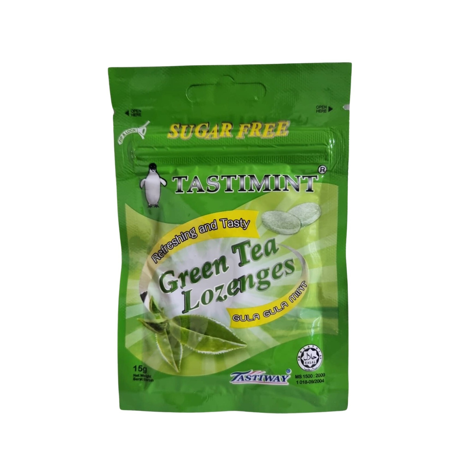 Tastimint Sugar Free Green Tea Lozenges NTUC FairPrice