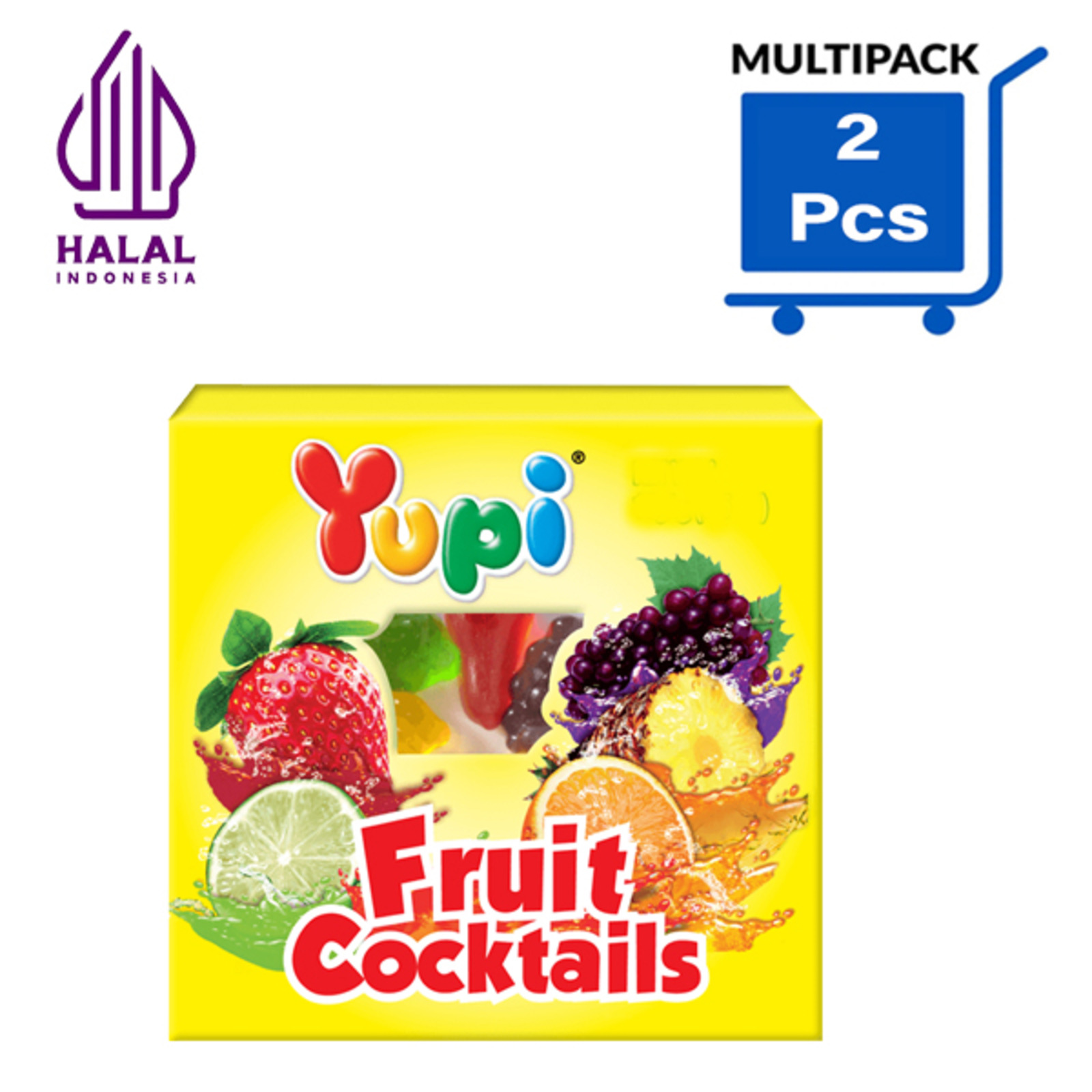 Yupi Gummy Candies Fruit Cocktails x 2 Pack NTUC FairPrice