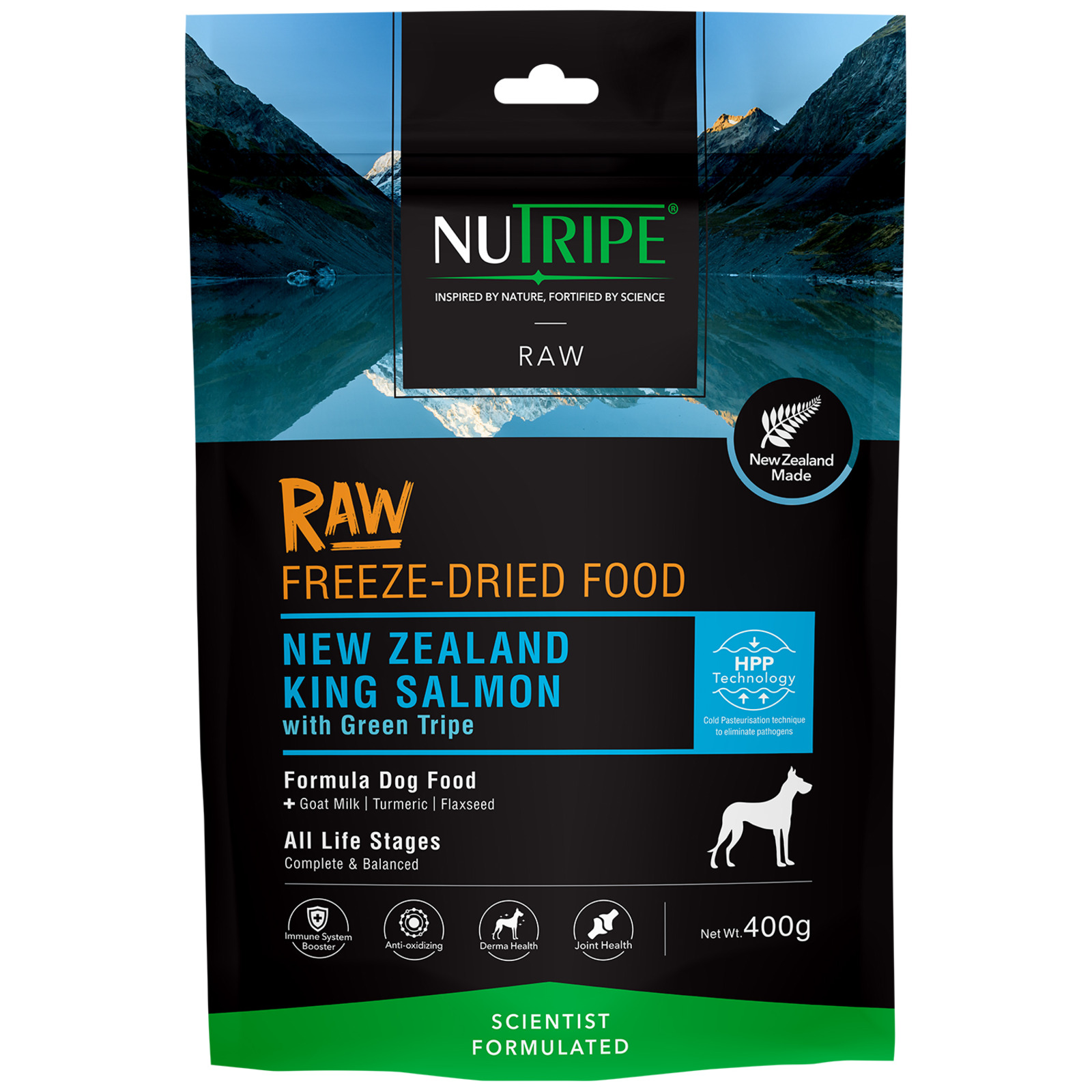 Nutripe Raw Freeze Dried NZ King Salmon For Dog NTUC FairPrice