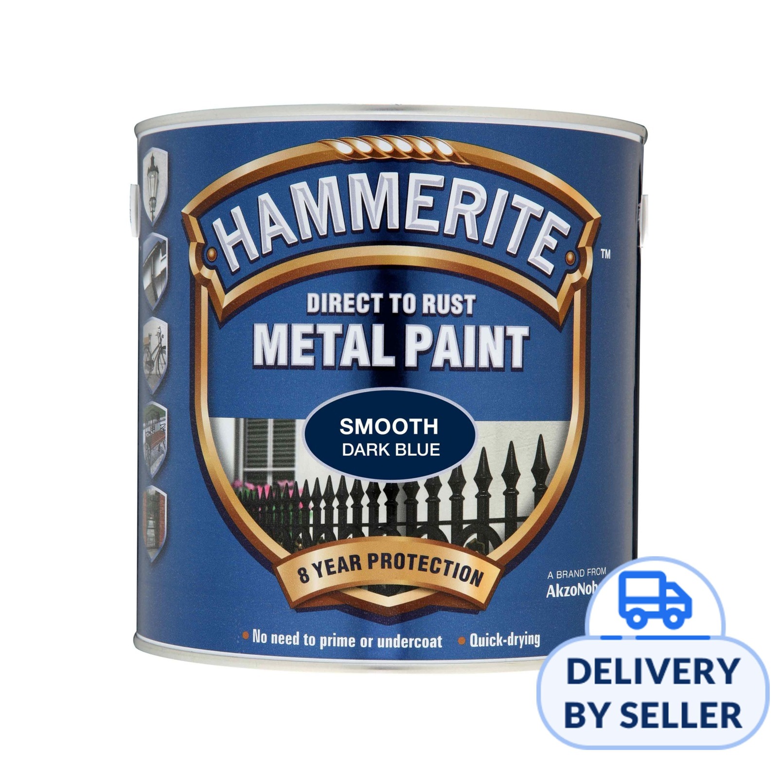 Hammerite Direct to Rust Smooth D/Blue Metal Paint NTUC FairPrice