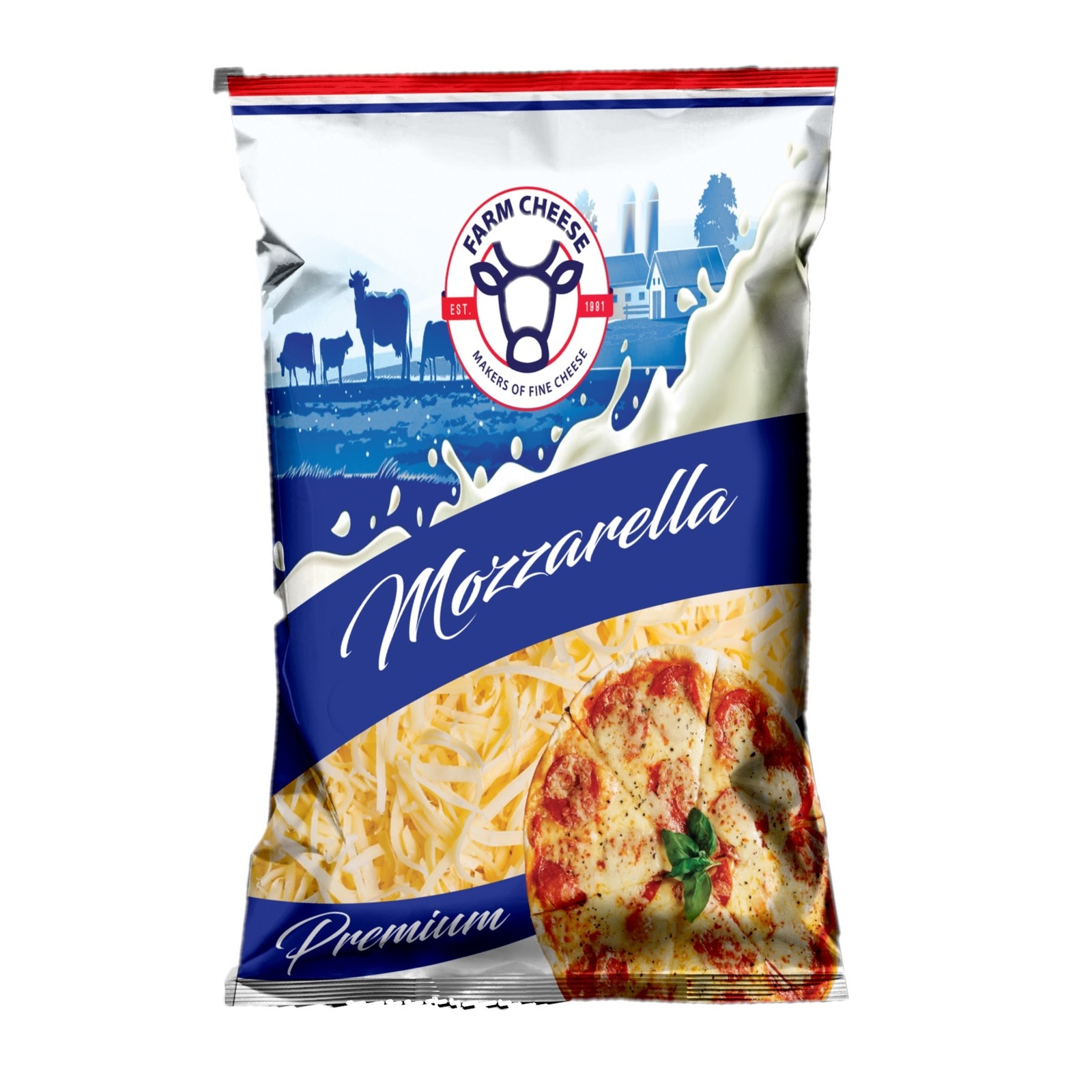 Farm Cheese Frozen Shredded Mozzarella (Premium ) NTUC FairPrice