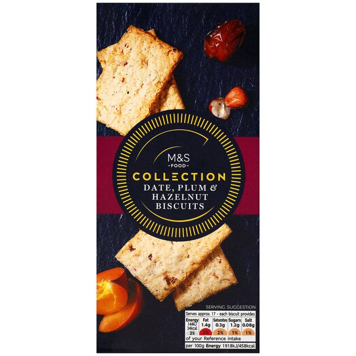 Marks & Spencer Collection Date, Plum & Hazelnut Biscuits NTUC FairPrice