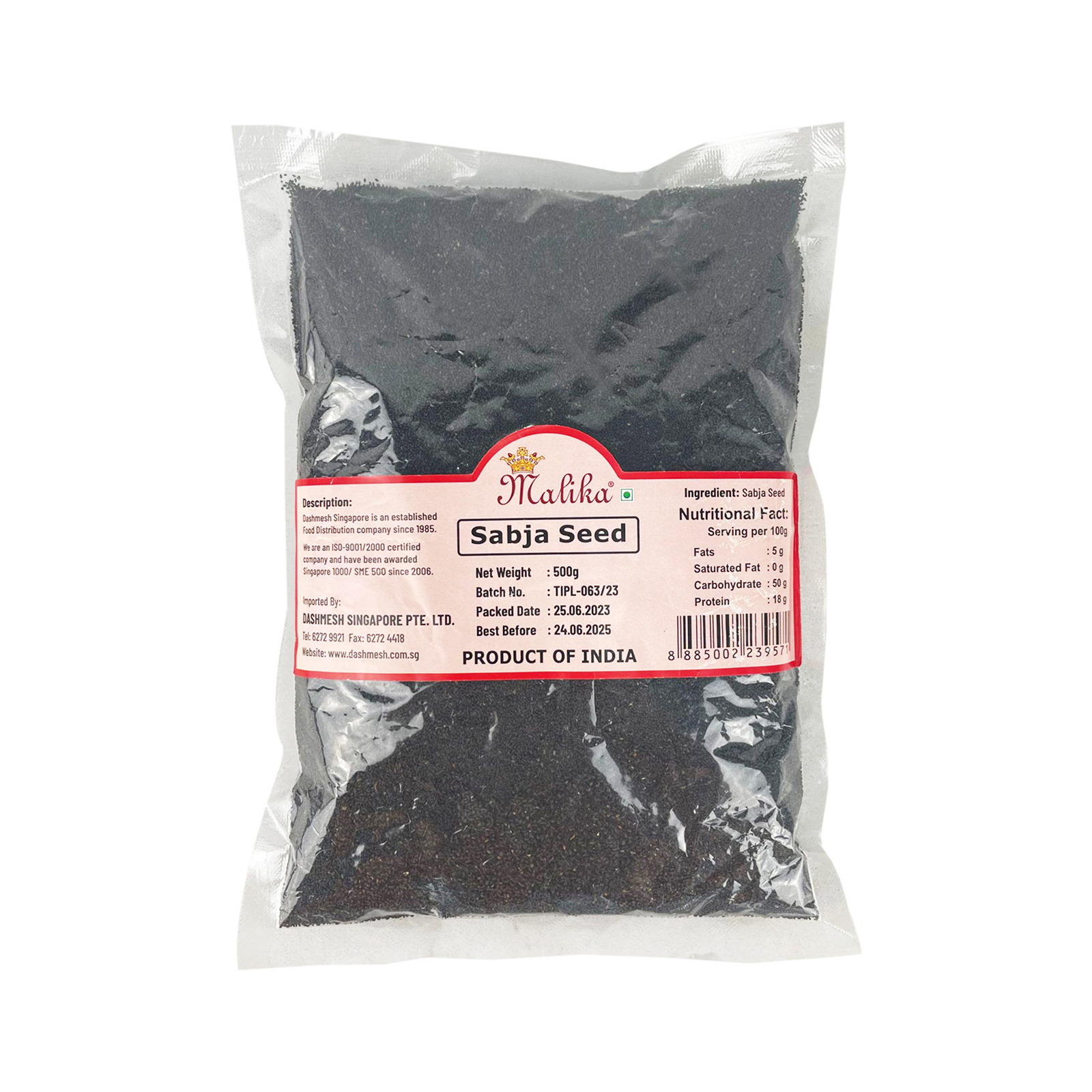 Malika Sabja (Basil) Seeds By Dashmesh NTUC FairPrice