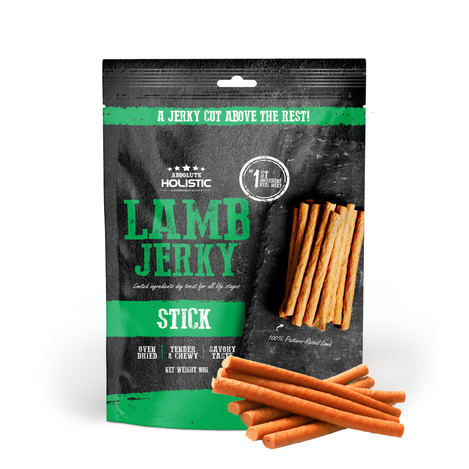 Absolute Holistic Jerky Ingredient Dog Treat Lamb Stick NTUC FairPrice