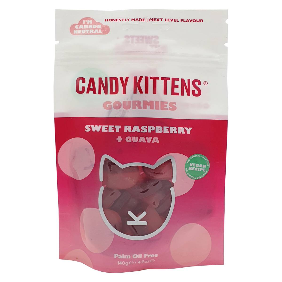 Candy Kittens Vegan Gourmies Sweet Raspberry and Guava NTUC FairPrice