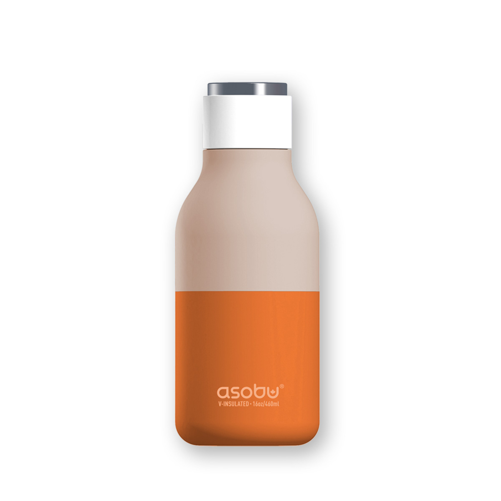 Asobu Asobu Urban Water Bottle Pastel Orange 500ML NTUC FairPrice