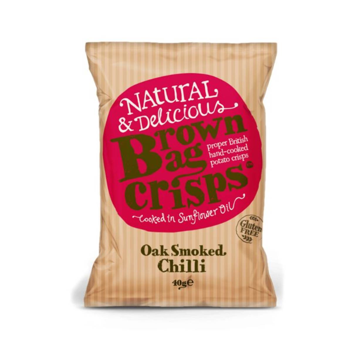 Brown Bag Crisps Oak Smoked Chilli Crisps NTUC FairPrice