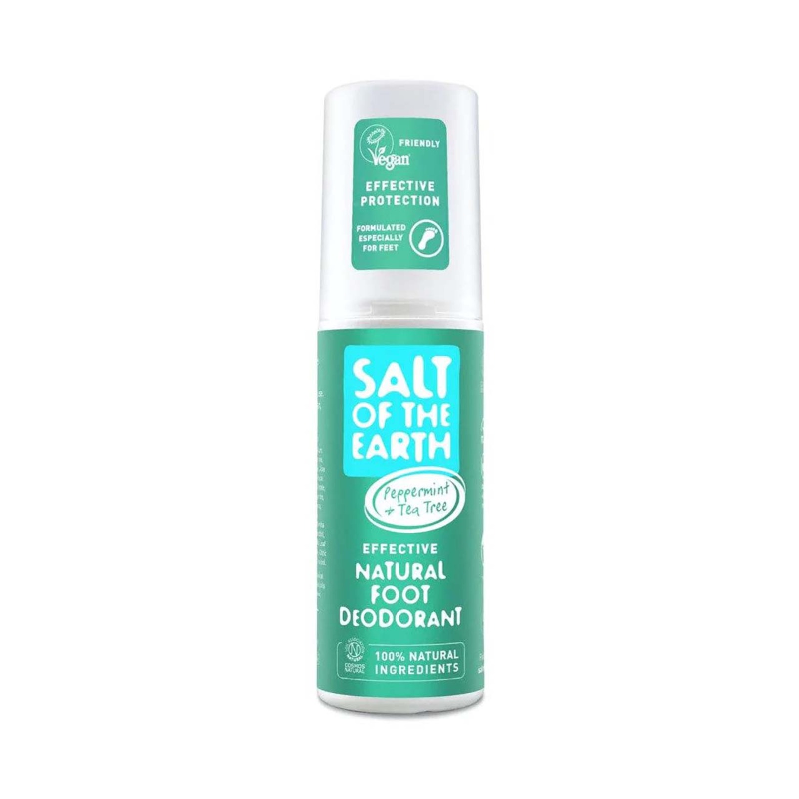 Salt Of The Earth Natural Foot Deod Sp Peppermint & Tea Tree NTUC