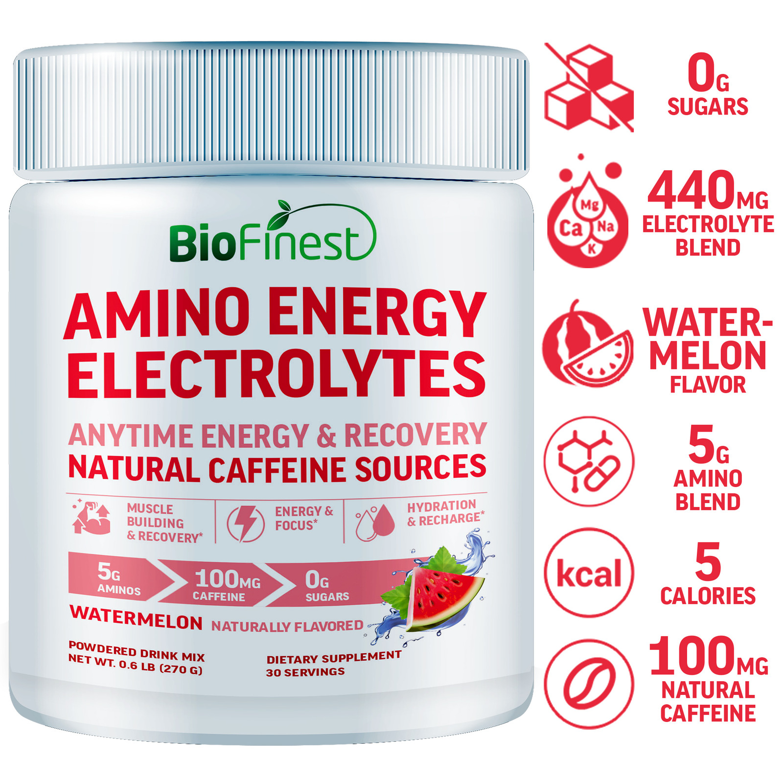 Biofinest Amino Acids Energy Electrolyte BCAA Muscle Hydratio NTUC