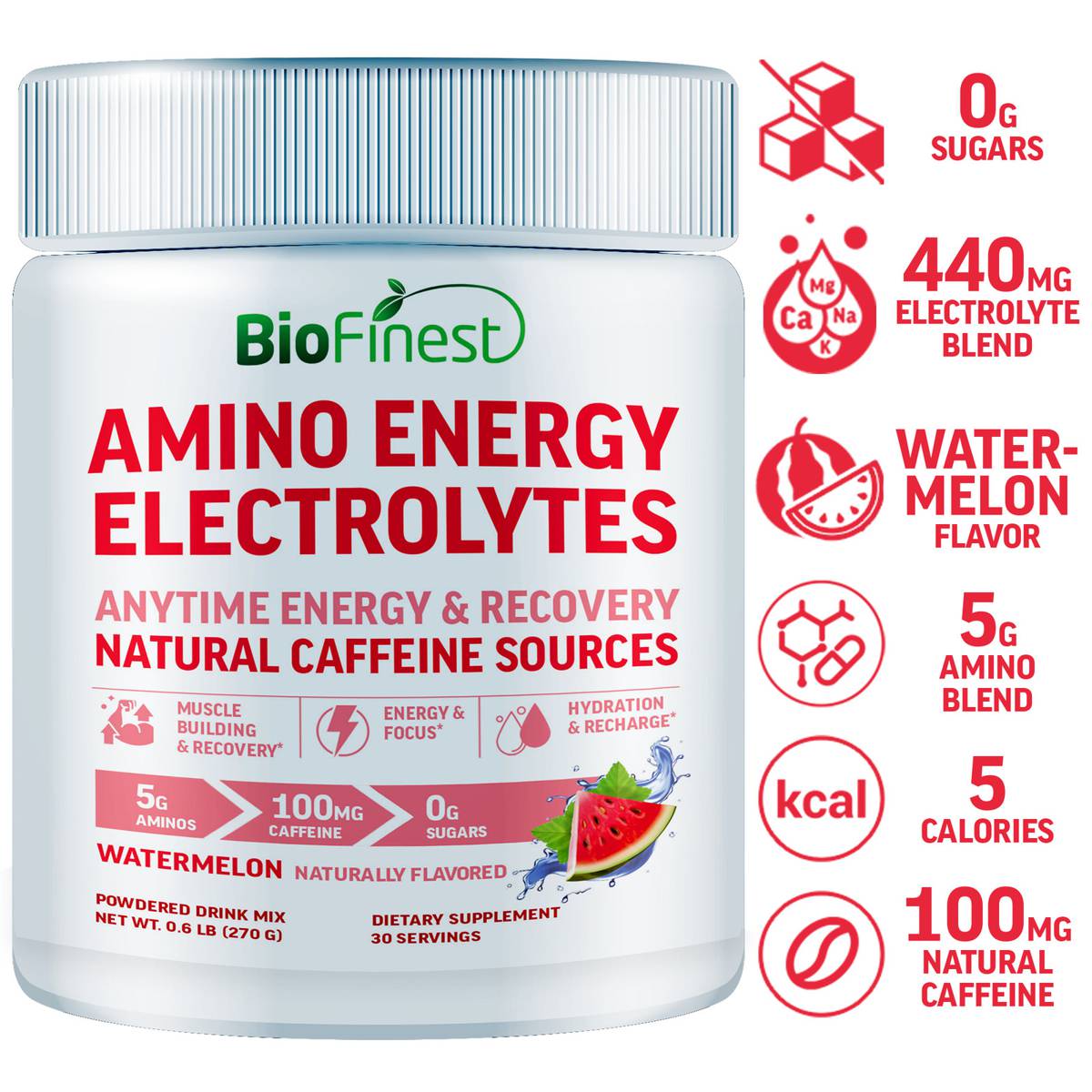 Biofinest Amino Acids Energy Electrolyte BCAA Muscle Hydratio NTUC
