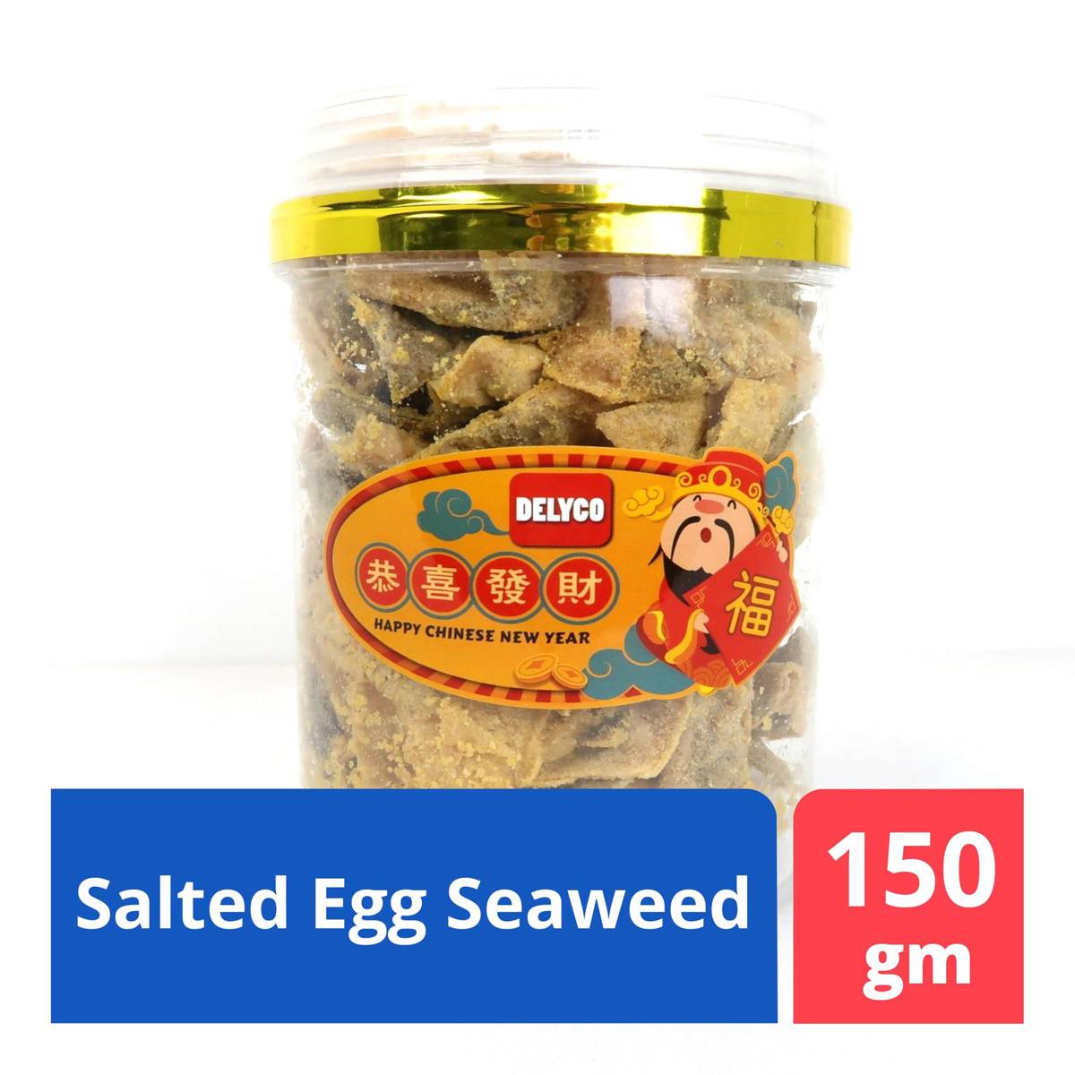 Delyco CNY Snack Salted Egg Seaweed Popia Crispy NTUC FairPrice