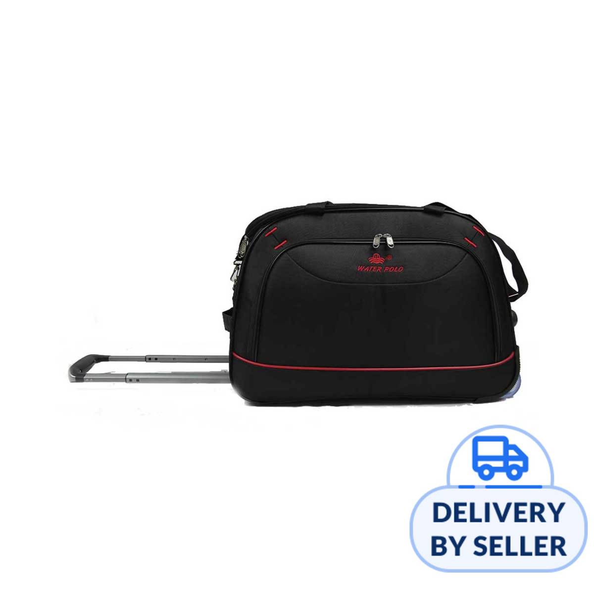 Odyssey Trolley Bag Duffel Bag with Wheels Black (21") NTUC FairPrice