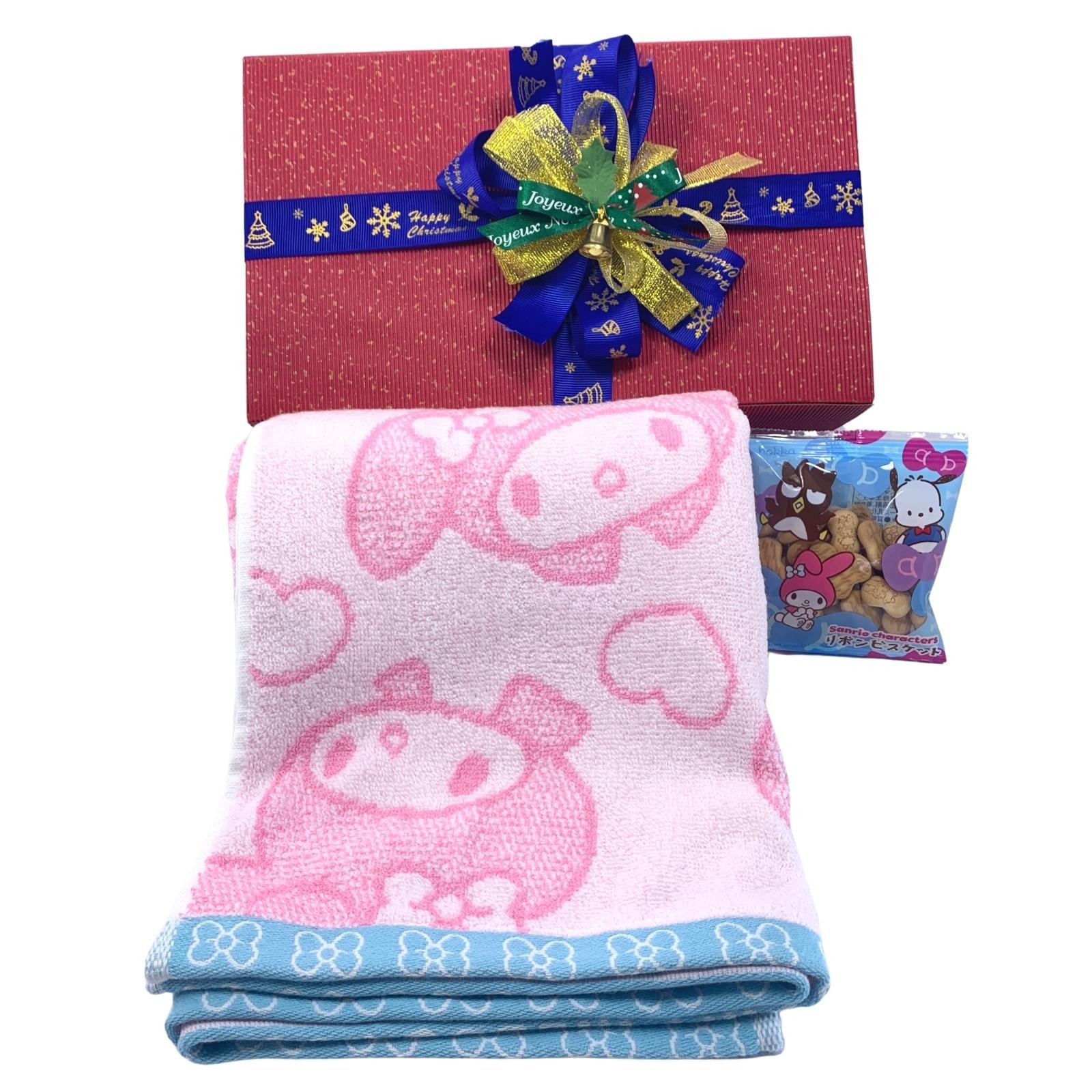 Ssh GiftsetMy Melody Emotion My Melody Bath Towel & Biscuits NTUC