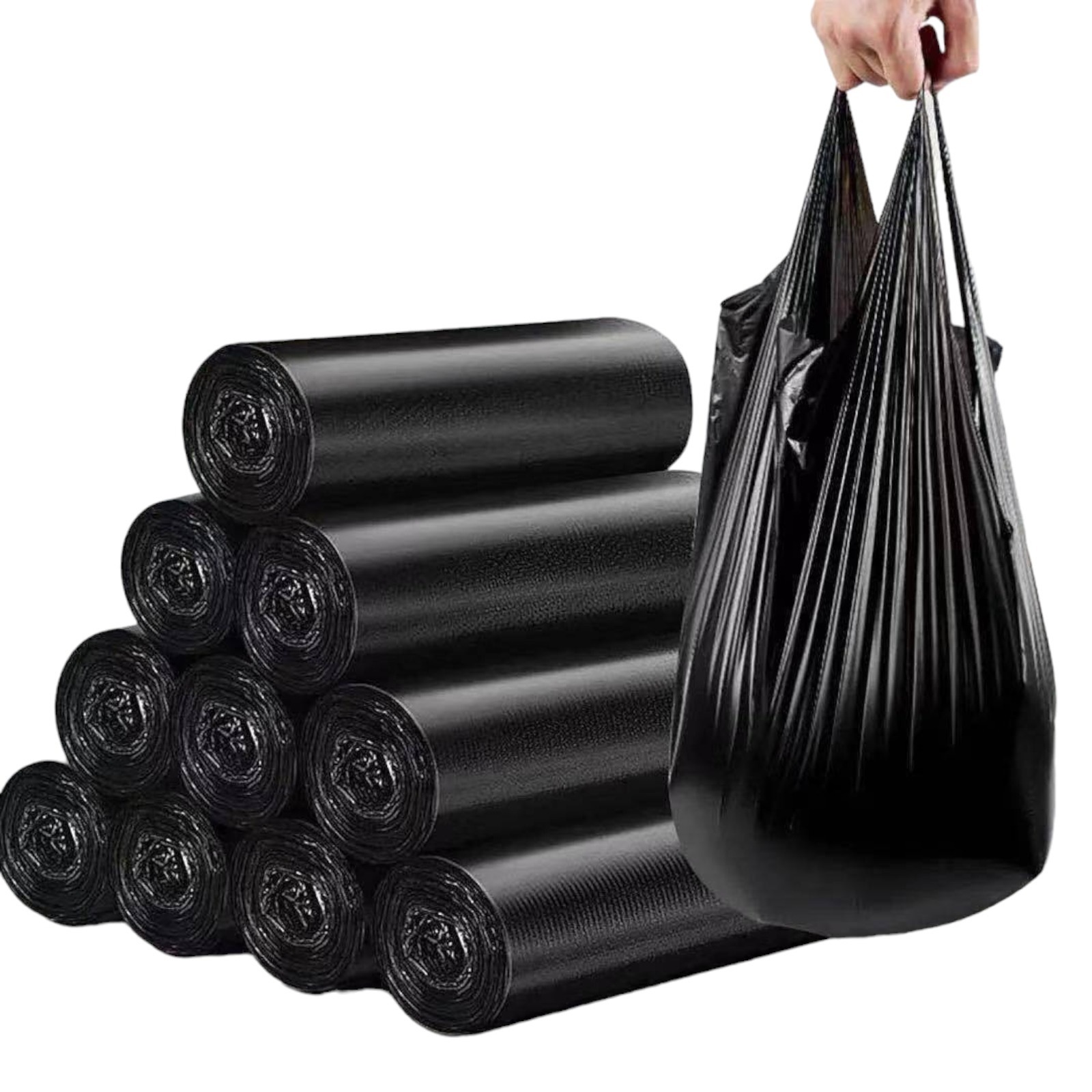 PurityWhite Gabbage rubbish bag roll trash 46*60cm NTUC FairPrice