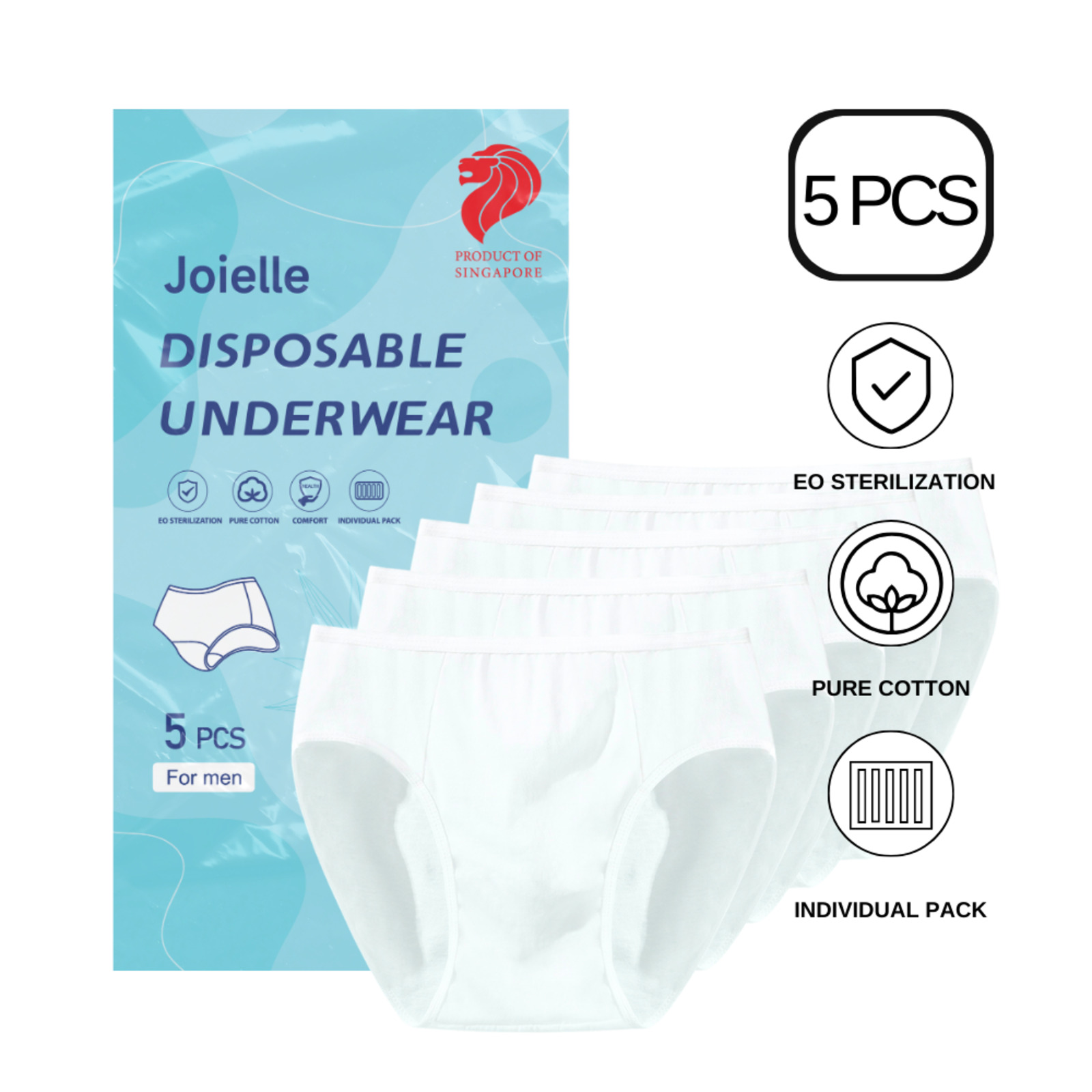 Joielle Premium Disposable Cotton Underwear L NTUC FairPrice