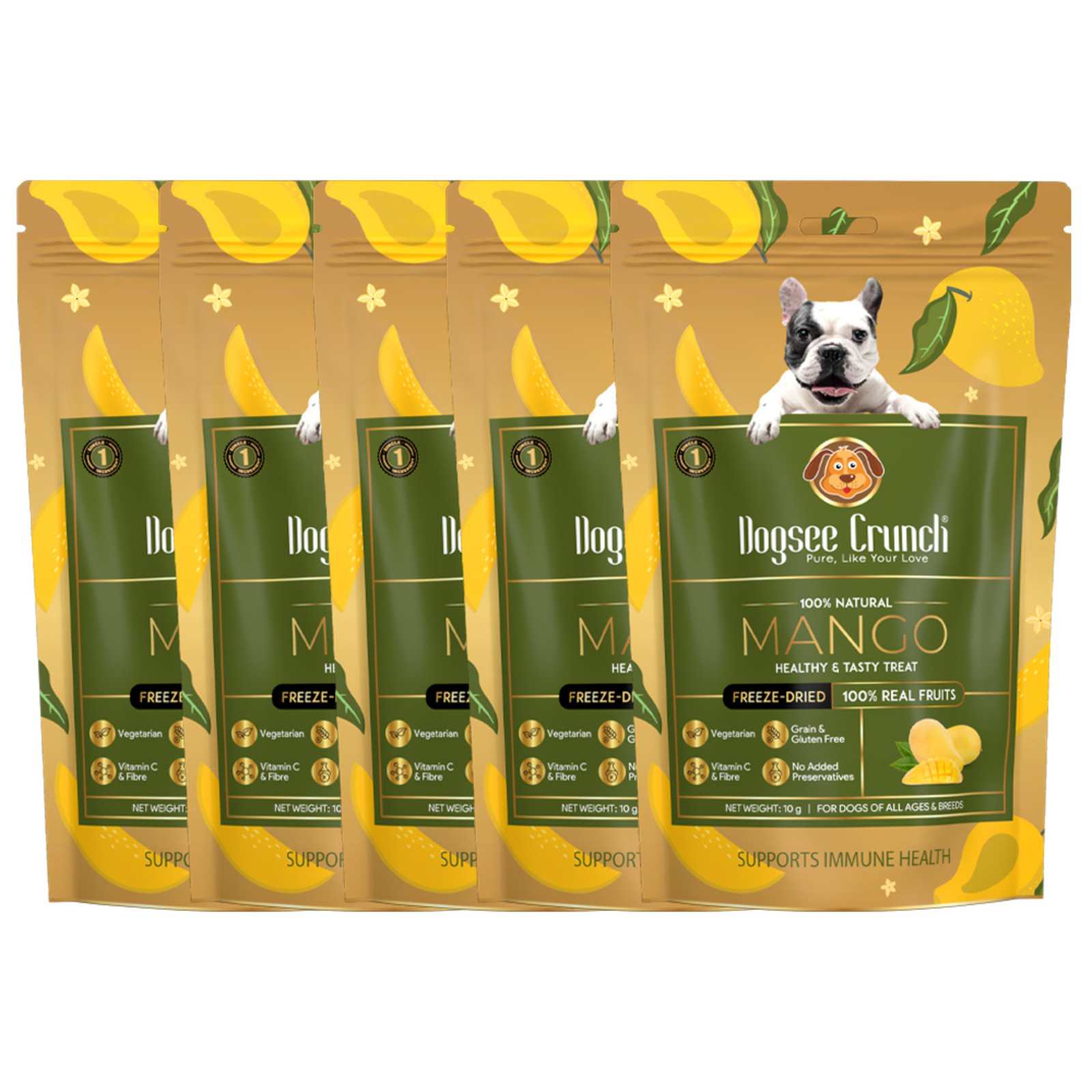 Dogsee Crunch FreezeDried Mango Dog Treats NTUC FairPrice