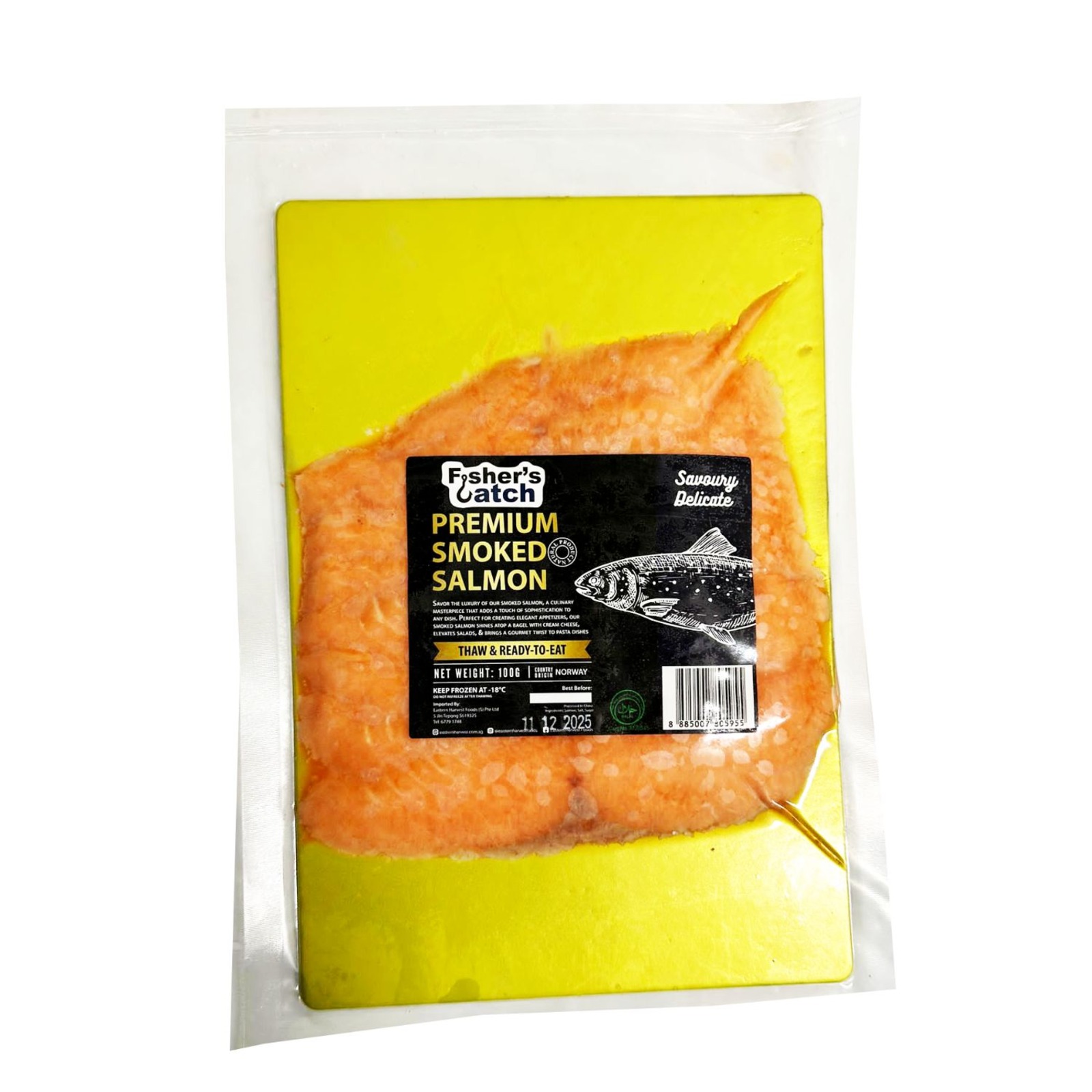 Fisher's Catch Premium Smoked Salmon (Presliced) NTUC FairPrice