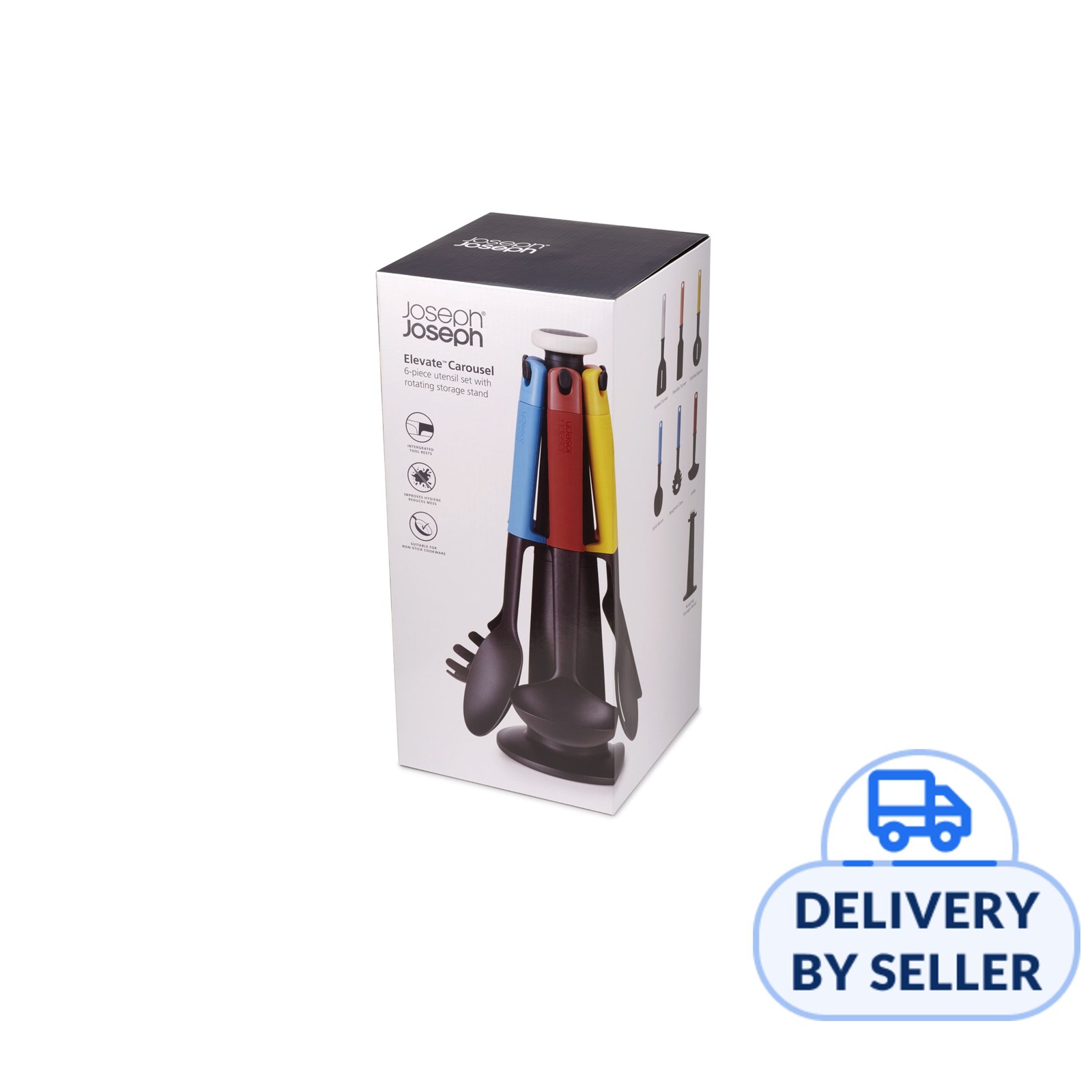 Elevate Carousel 6pcs Utensil Set Rotating Stand | NTUC FairPrice