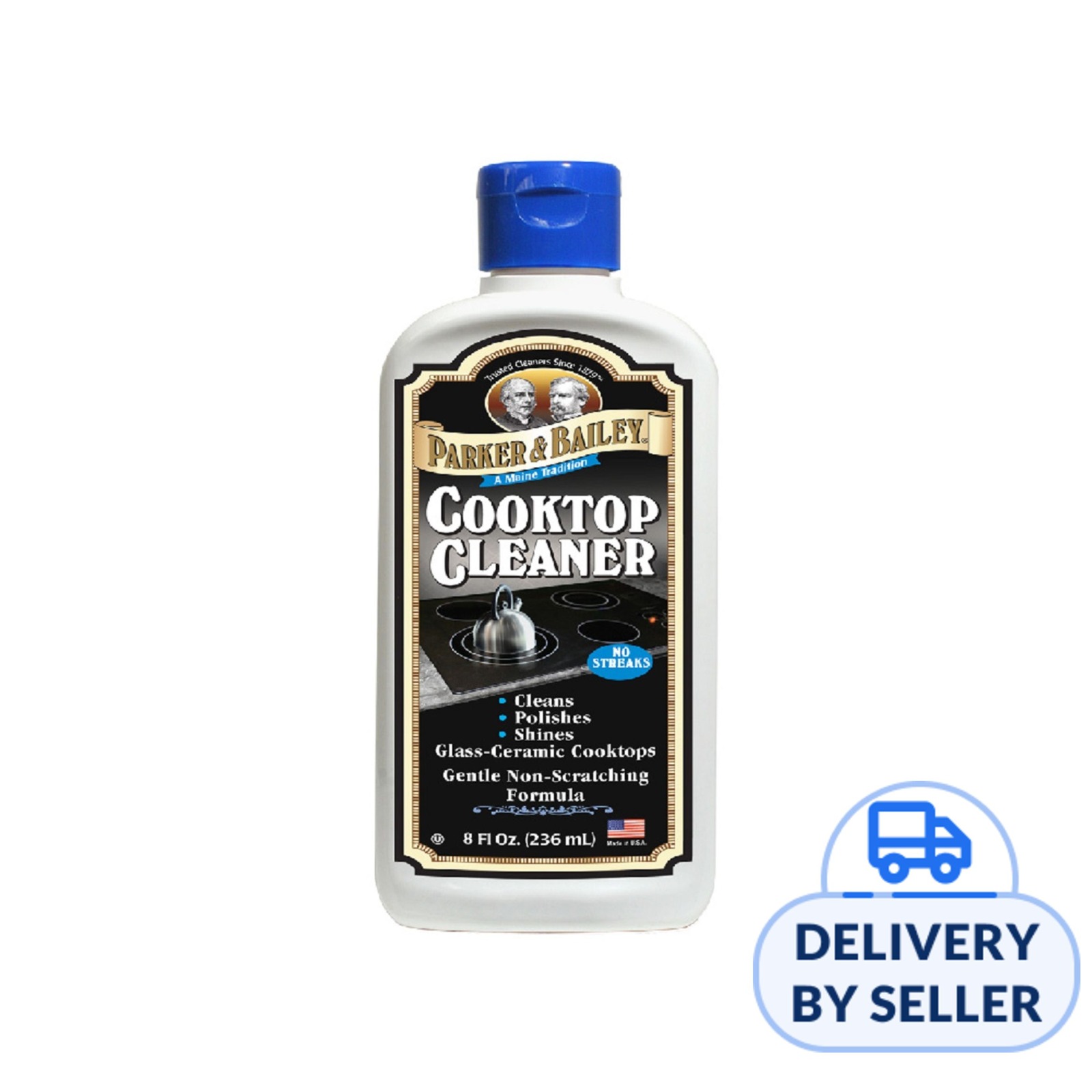 Parker & Bailey Cooktop Cleaner Polish Cleans Polishes Shines NTUC