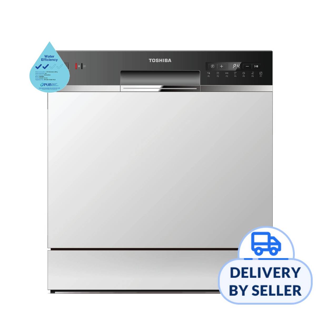 Toshiba Tabletop Dishwasher DW08T1(S) NTUC FairPrice