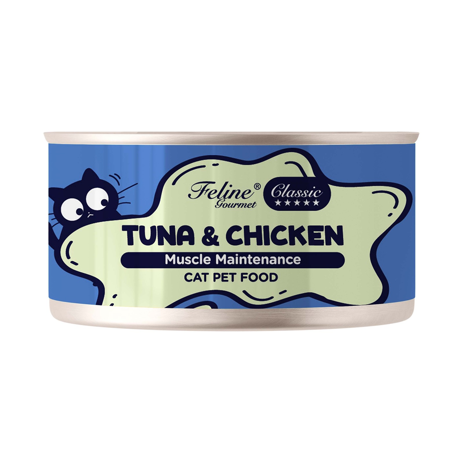 Feline Gourmet Classic Tuna & Chicken Canned Cat Food NTUC FairPrice