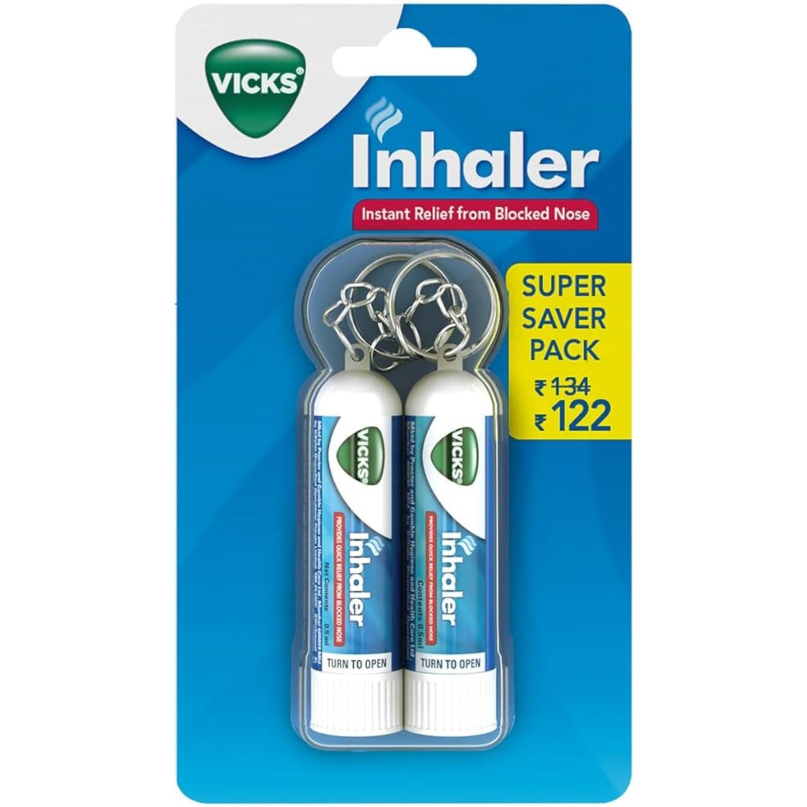 Vicks Inhaler Instant Relief from Blocked Nose NTUC FairPrice