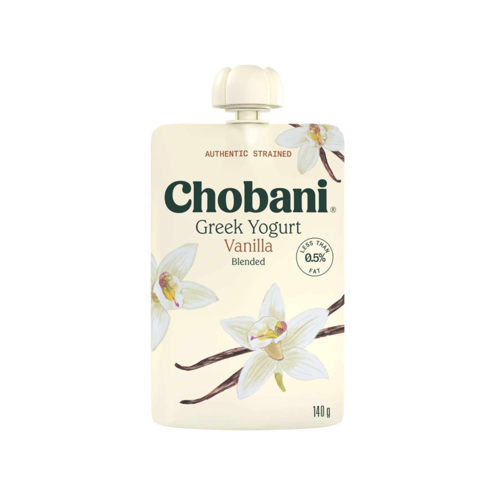 Chobani Chobani Greek Yogurt Pouch Vanilla 140G NTUC FairPrice