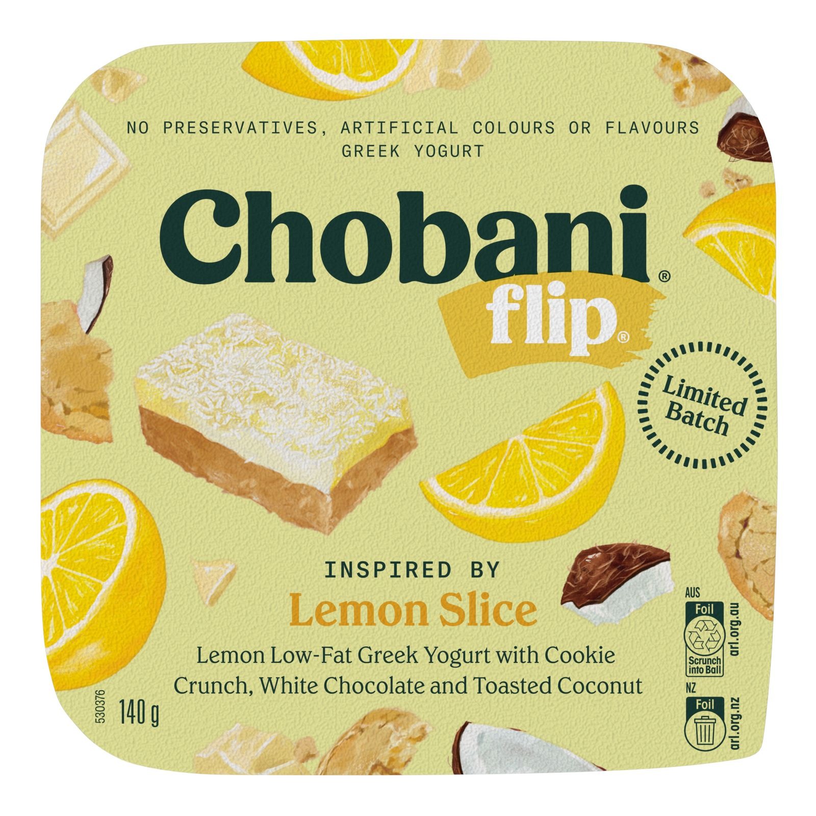 Chobani Chobani Flip Greek Yogurt Lemon Slice 140G NTUC FairPrice
