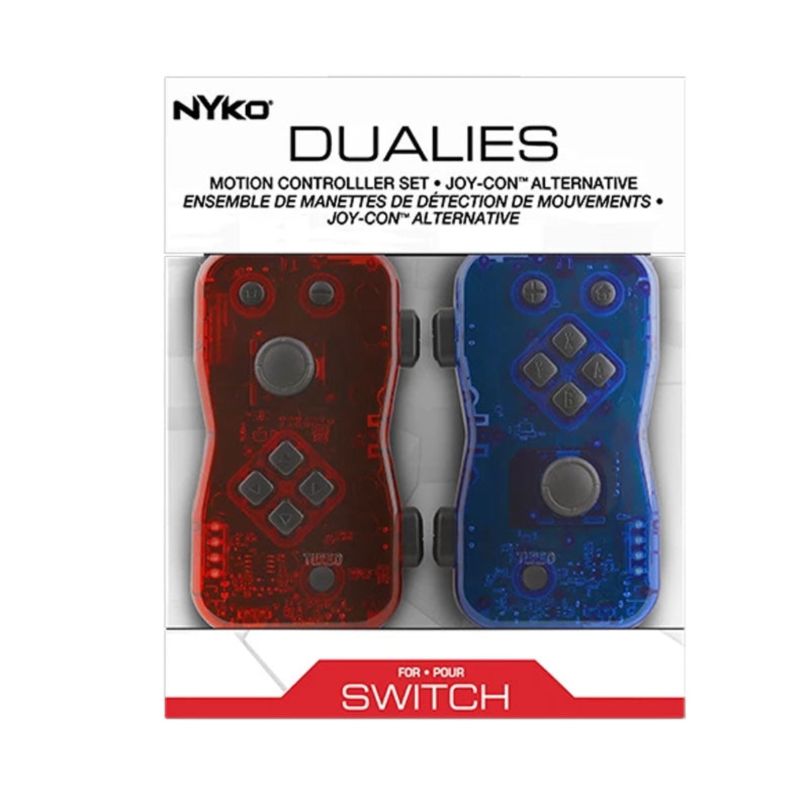 Nyko Dualies for Nintendo Switch Red/Blue NTUC FairPrice