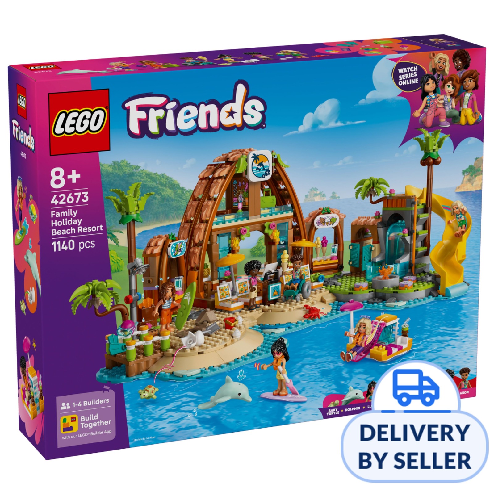LEGO Friends Family Vacation Beach Resort 42673