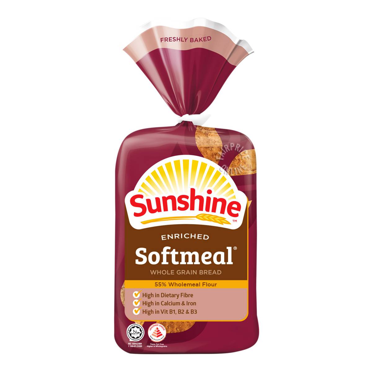 Sunshine Enriched Bread Softmeal Ntuc Fairprice