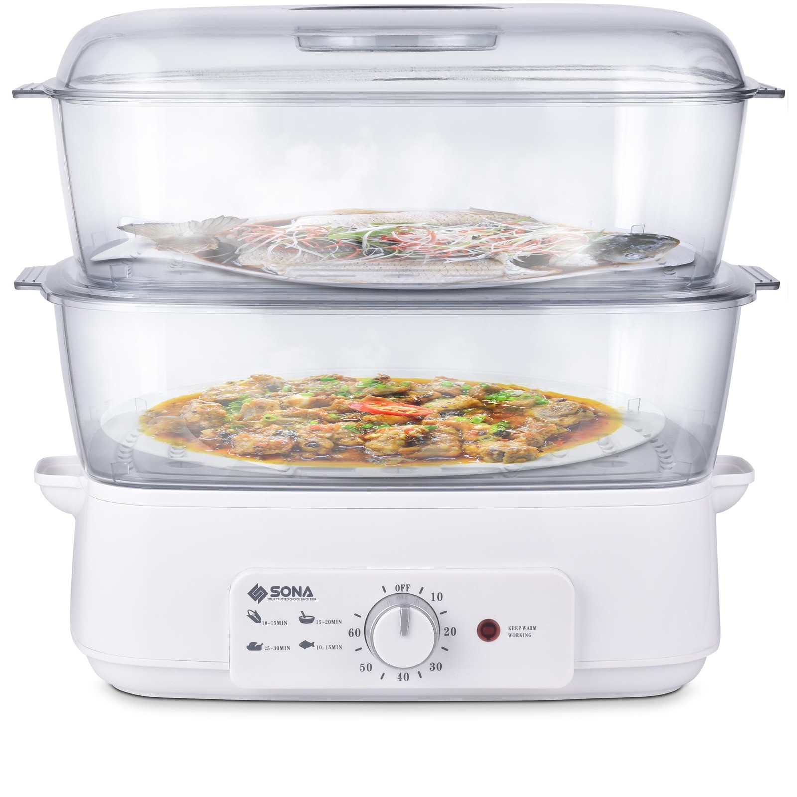 how to use an electric vegetable steamer