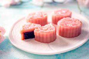 Red Bean Jelly Mooncake