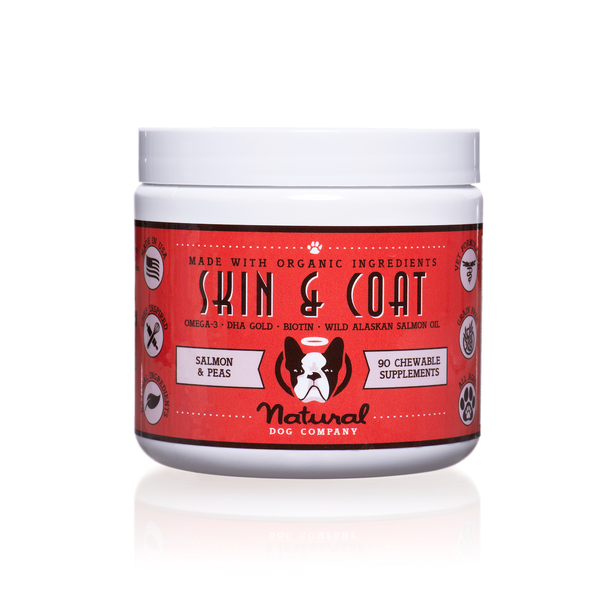 Natural Dog Company Skin & Coat Supplement (90 chews) NTUC FairPrice