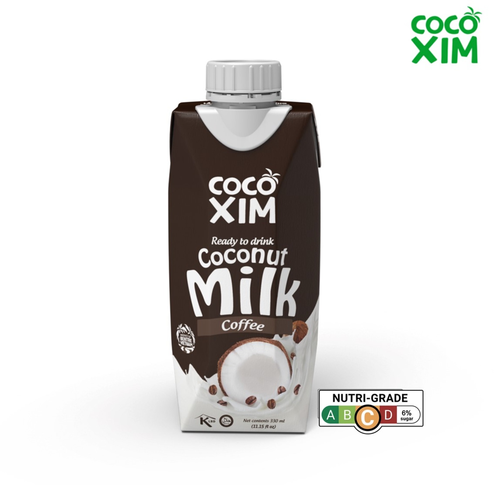 Cocoxim Coffee Coconut Milk Drink 330ml Tetra Drink NTUC FairPrice