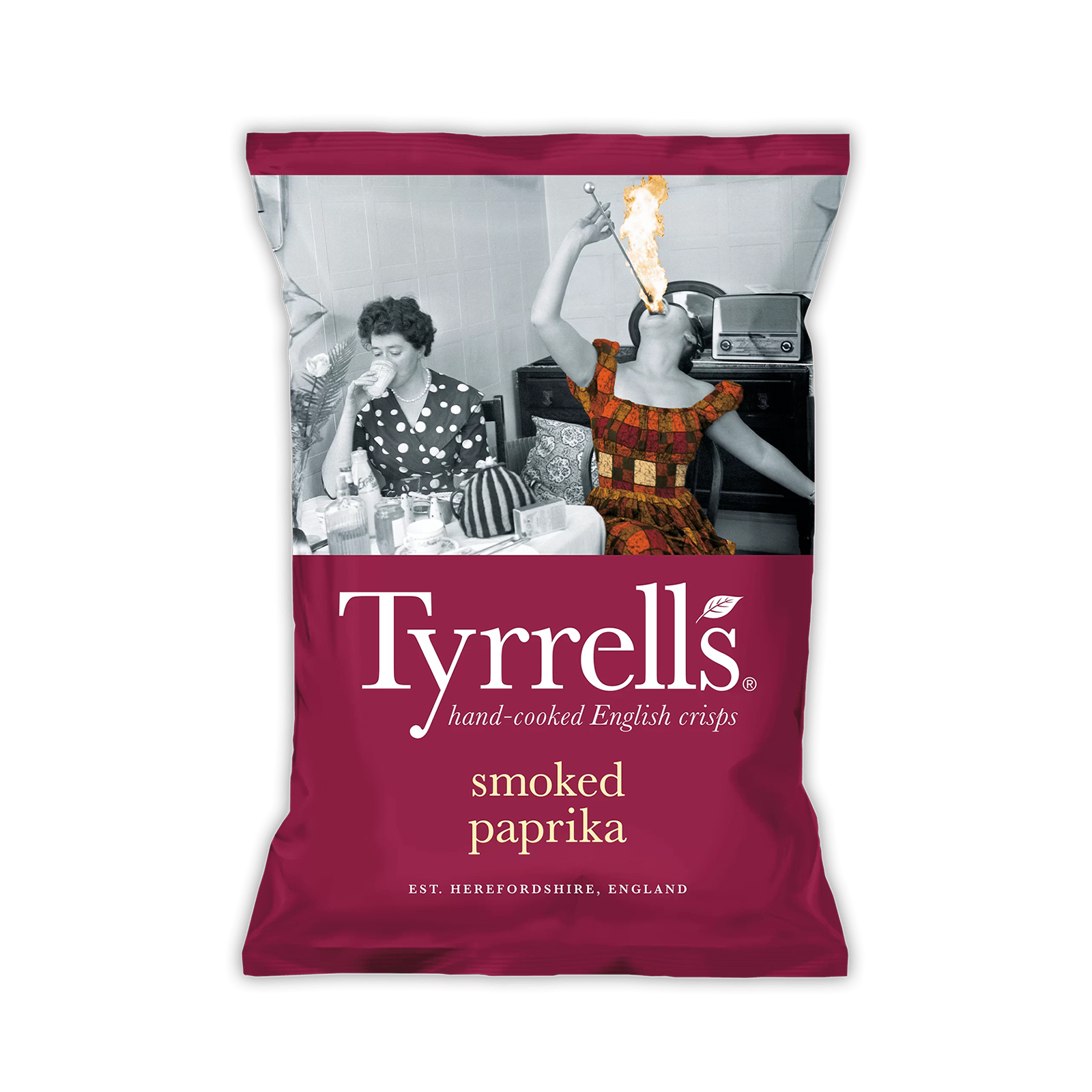 Tyrrells Smoked Paprika Potato Chips 8 X 150G NTUC FairPrice
