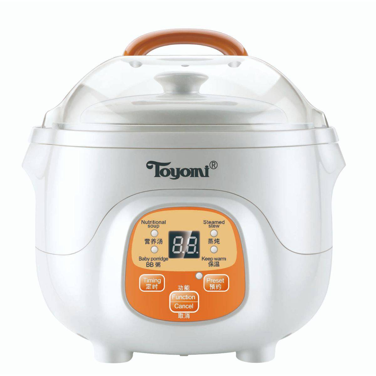 Toyomi 0.7L Mini Double Boiler Stew Cooker SC 707 NTUC FairPrice