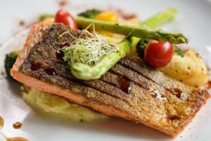 Crispy Skin Pan Seared Salmon