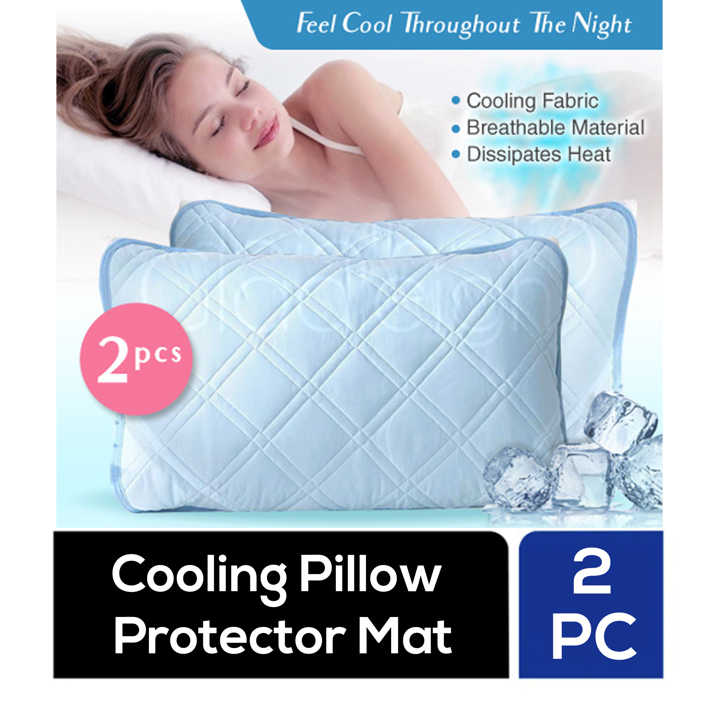 Cooling Pillow Protector Mat Bedding Accessories NTUC FairPrice