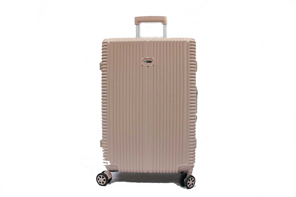 24" Medium Polycarbonate Aluminium Frame Luggage NTUC FairPrice